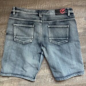 Vintage Y2K Ecko Unltd Relaxed Jean Shorts Size 38 Blue Skate Grunge Inseam 11"